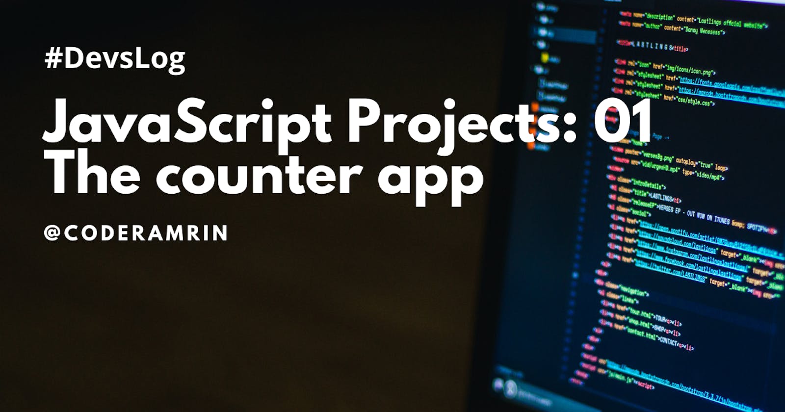 How to build a counter app with JavaScript