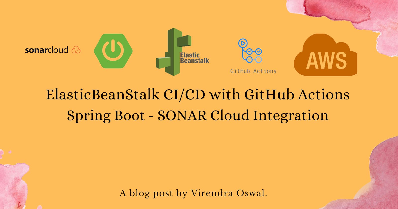AWS Elastic BeanStalk CI/CD with GitHub Actions - SONAR Cloud Integration