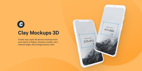 Clay Mockups 3D for Figma