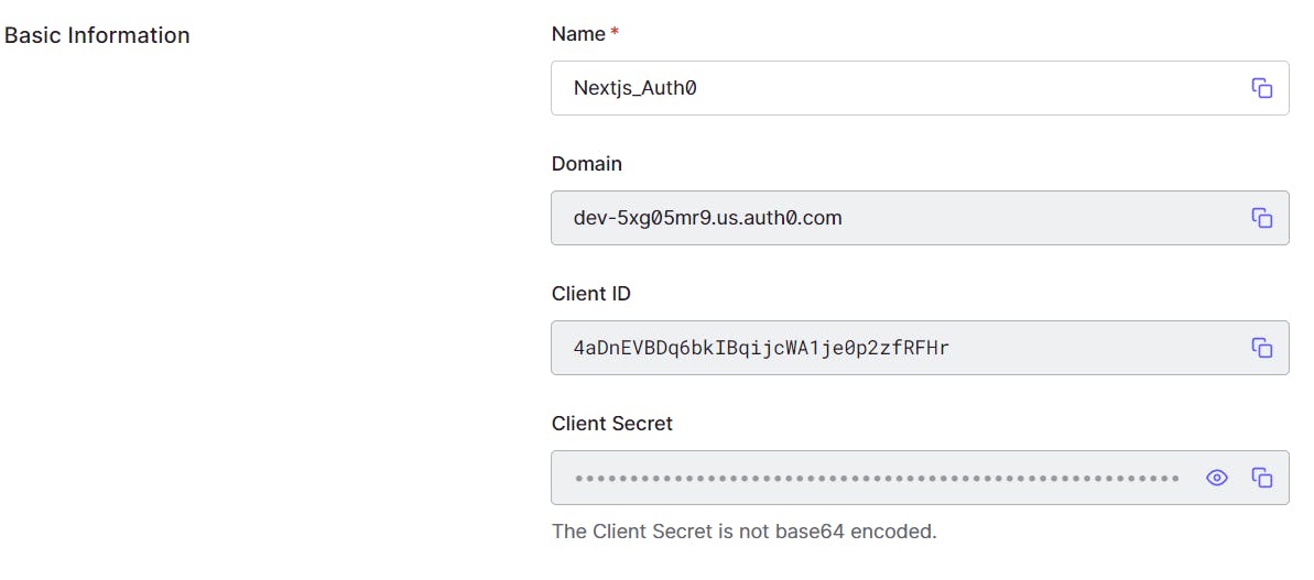 Auth0 Client Secret & ID