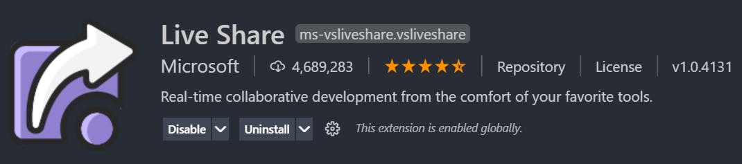 Live Share -- Vs Code extension