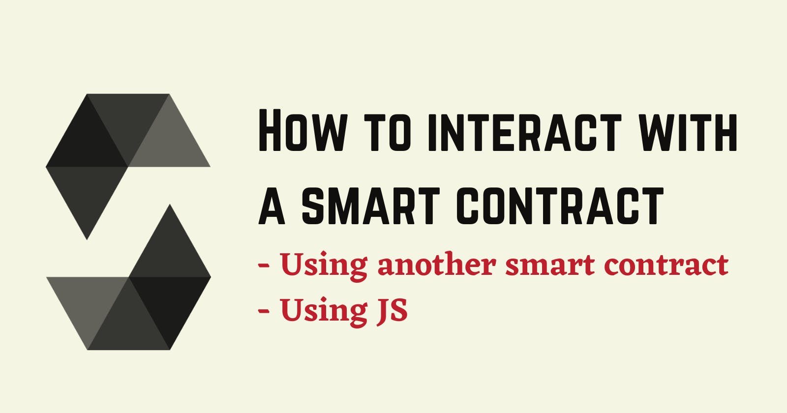 How to interact with another smart contract