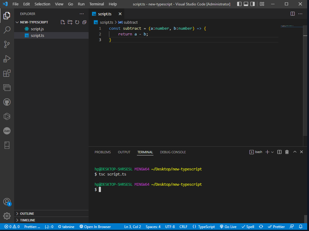 completed typescript code.png