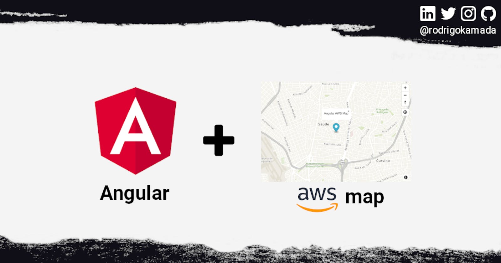 Adding the map component using the AWS services to an Angular application