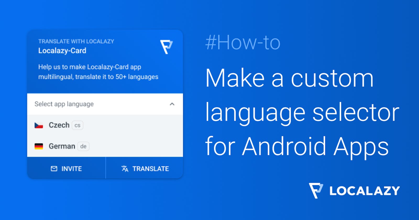 How to create a custom language selector for Android apps