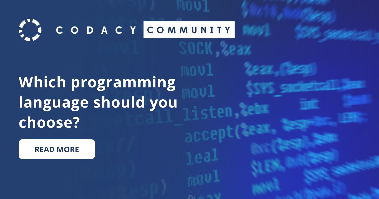 Which programming languages should you choose?
