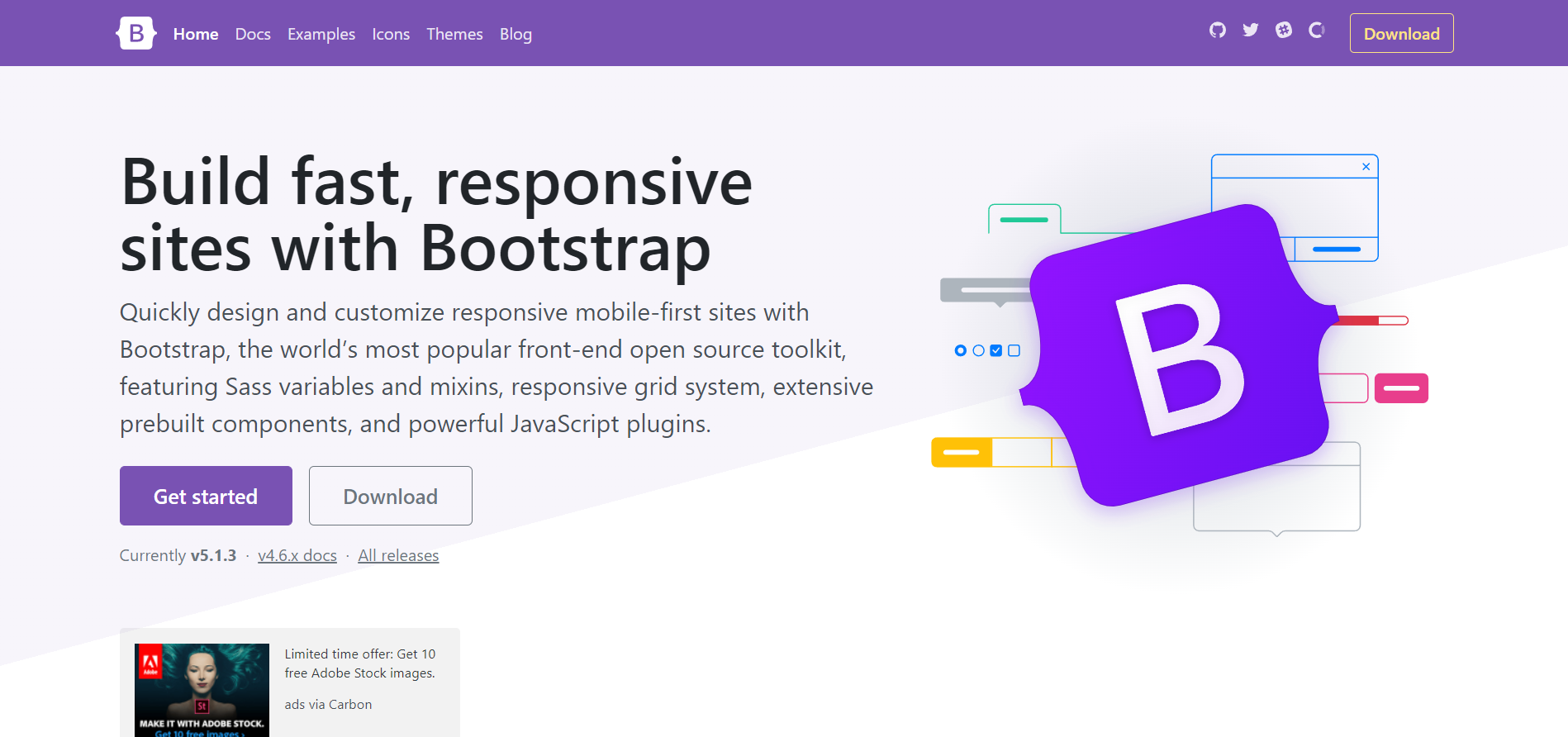 Bootstrap  The most popular HTML, CSS, and JS library in the world..png