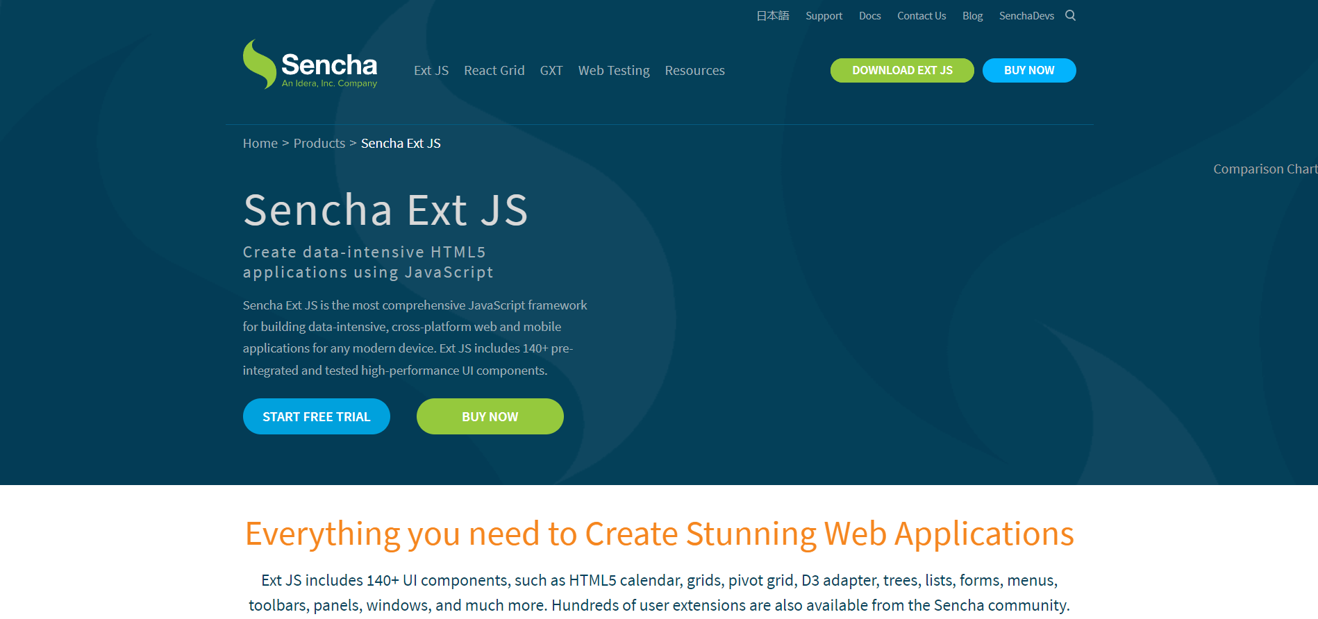 Sencha Ext JS - Comprehensive JavaScript Framework, UI Components.png