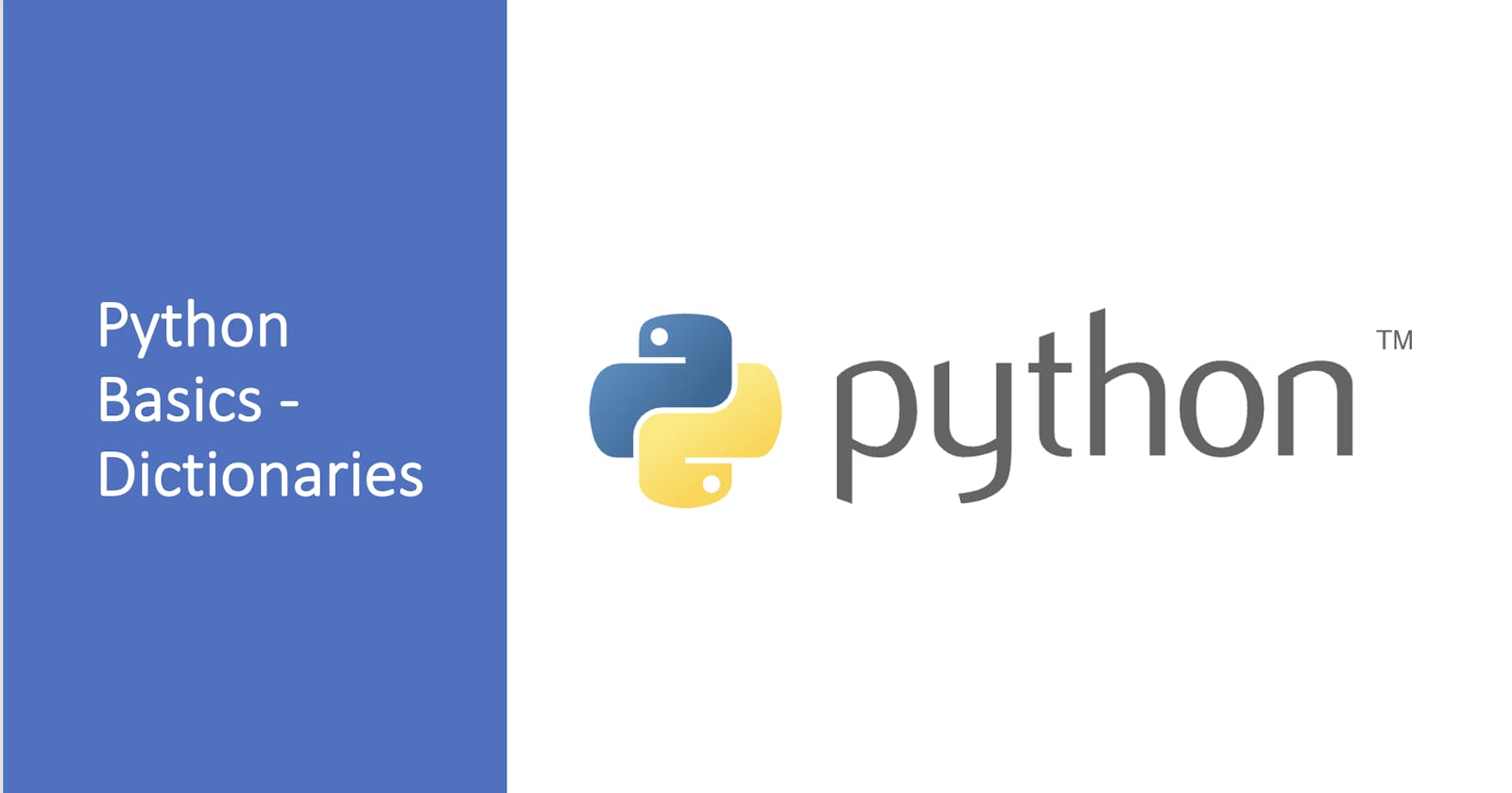 Python Basics - Dictionaries