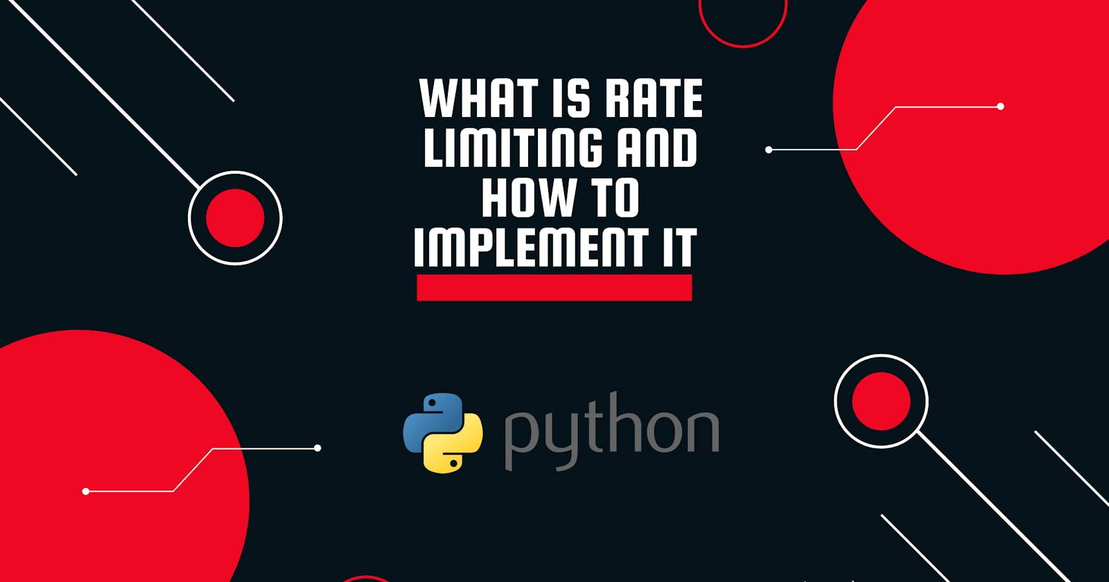 What is rate-limiting and how to implement it in a python application?
