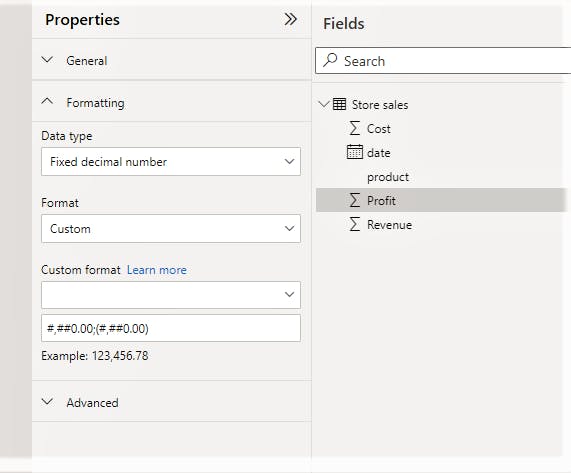 How To Display Negative Values In Power Bi