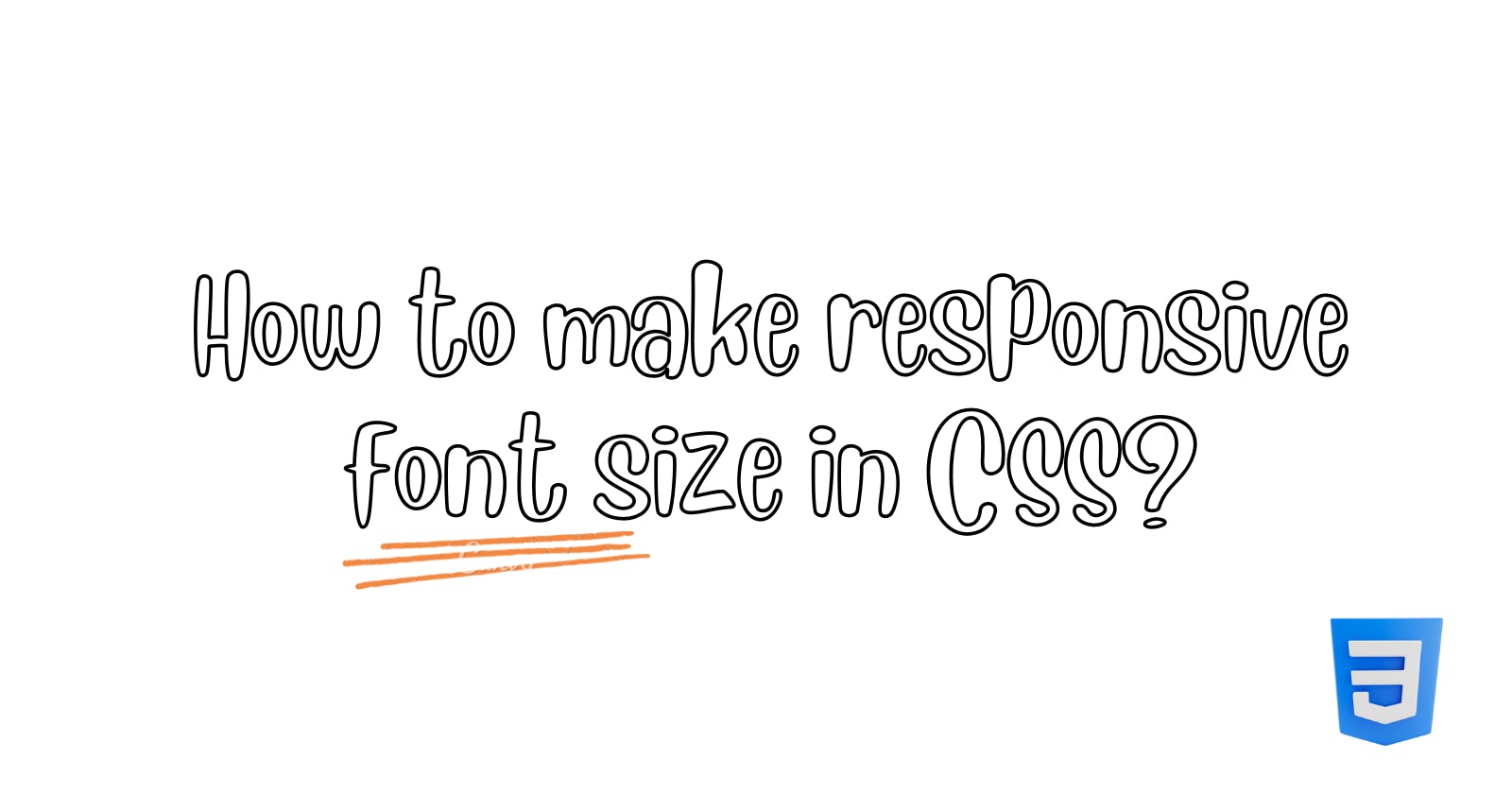 How to make responsive font size in CSS?