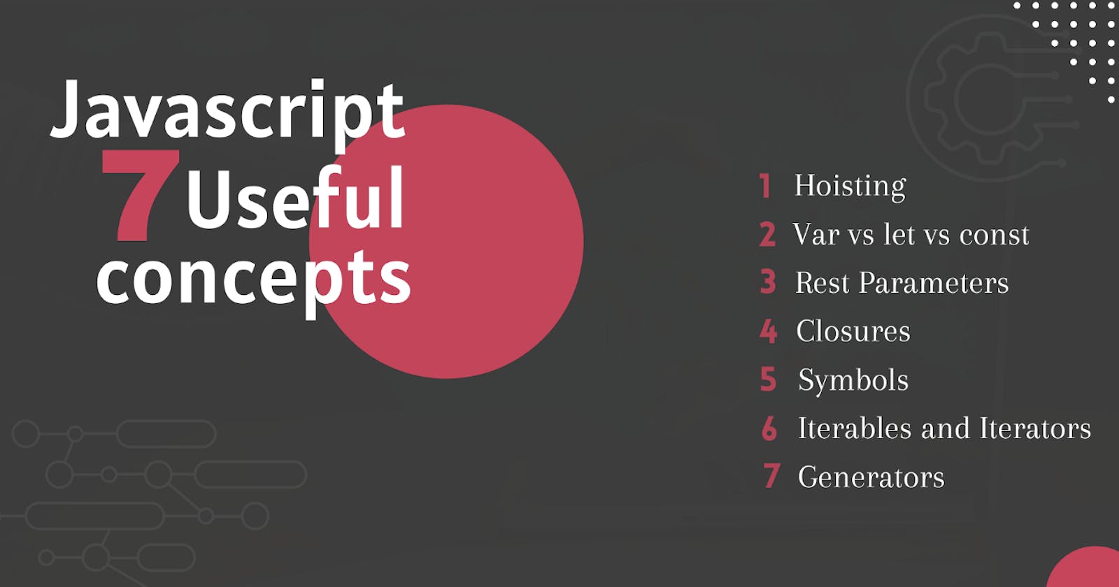 Javascript — 7 useful concepts with example