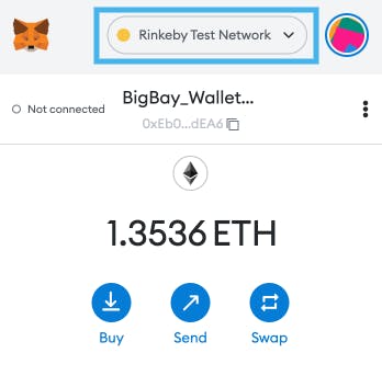 Rinkeby test network comes pre-installed with a Metamask wallet without any configuration