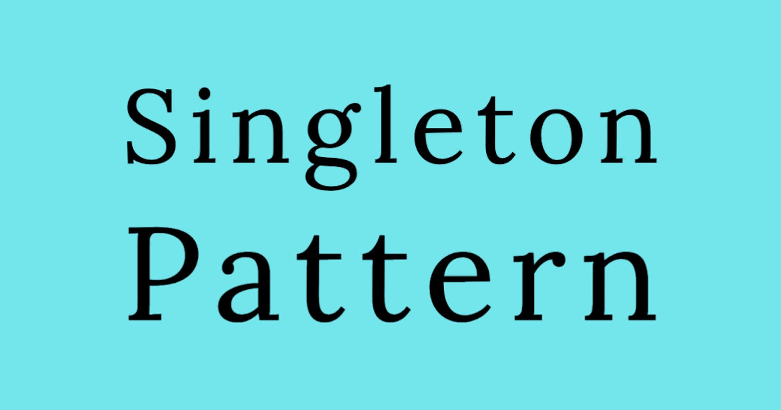 Notes: Go Design Patterns - Singleton Pattern