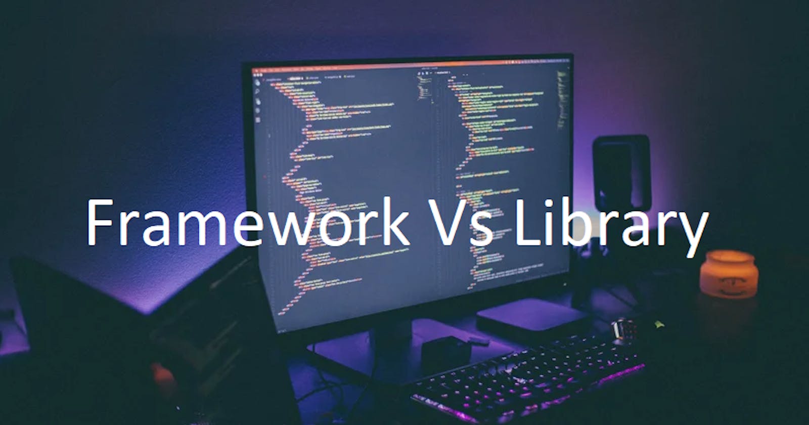 What is the difference between Library and Framework?