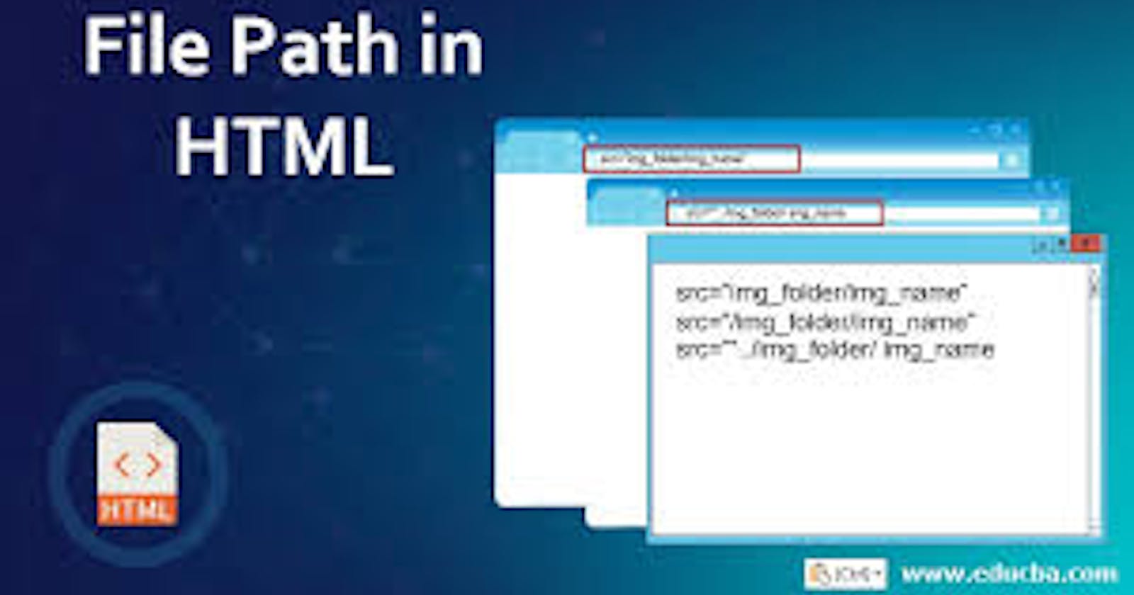 HTML File paths