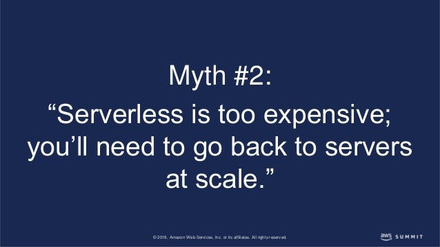 AWS Summit debunking the myths