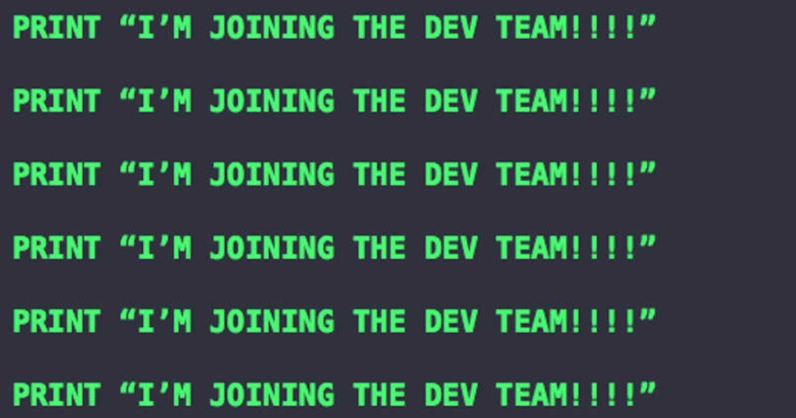 A New Year, a New Start: I'm Joining the DEV Team!