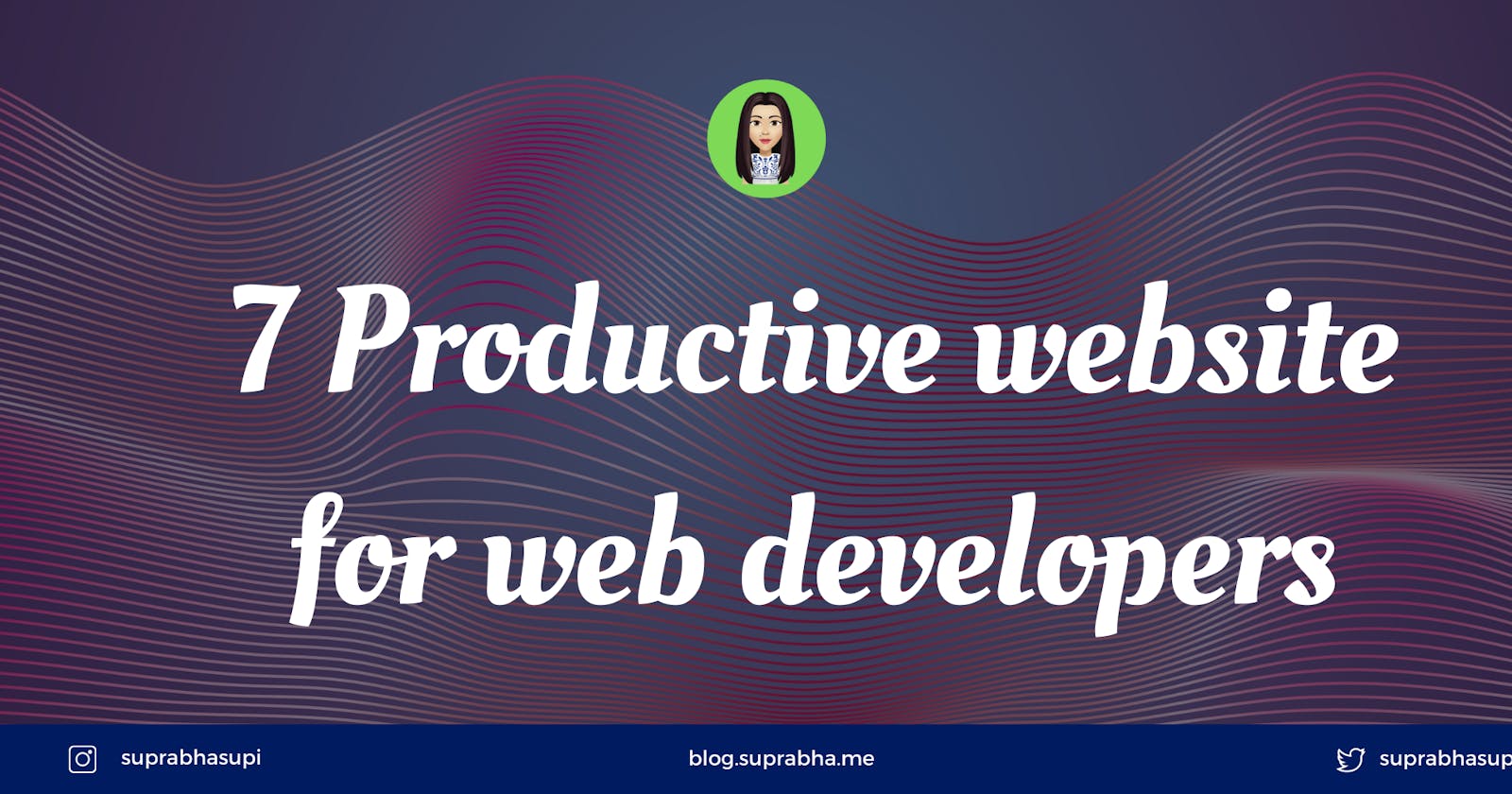 7 Productive website for web developers