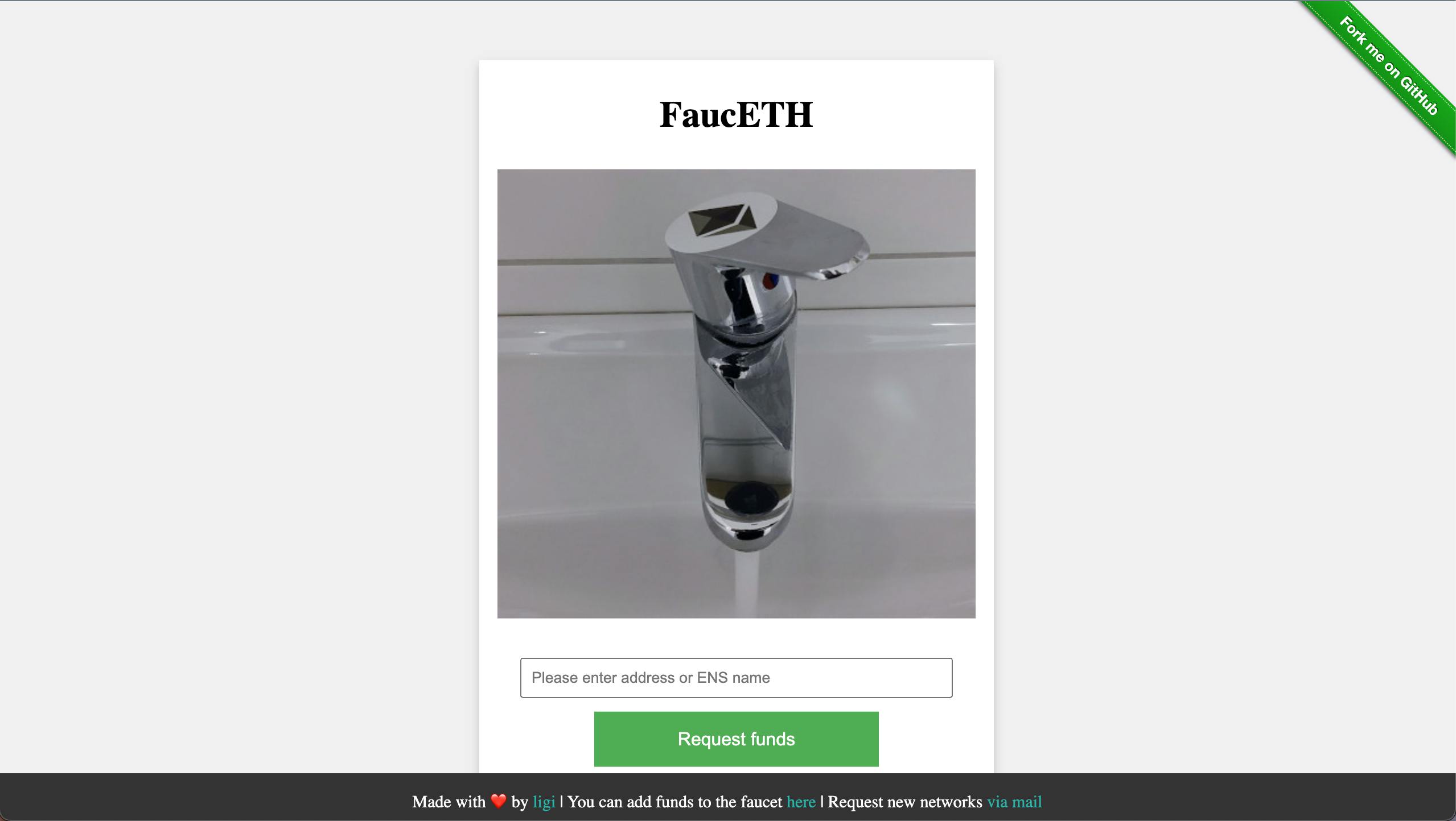 Komputing faucet is a place to get a free Testnet token for Ethereum dApp development