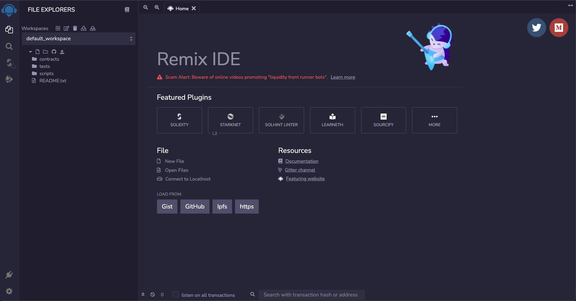 Remix IDE is used to write, test, and deploy Solidity smart contracts