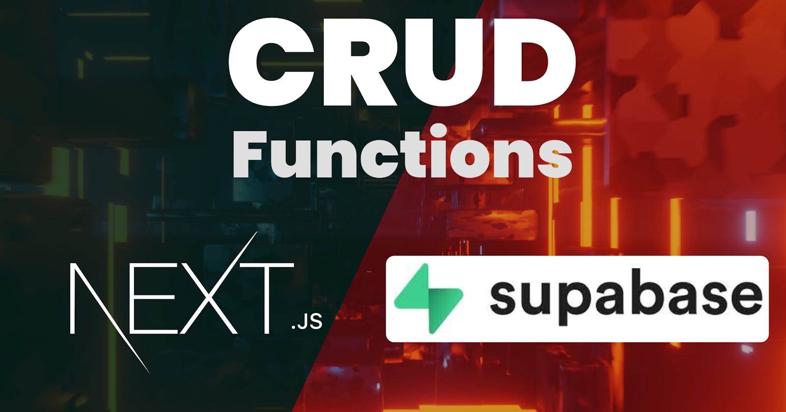 CRUD functions in supabase 👋