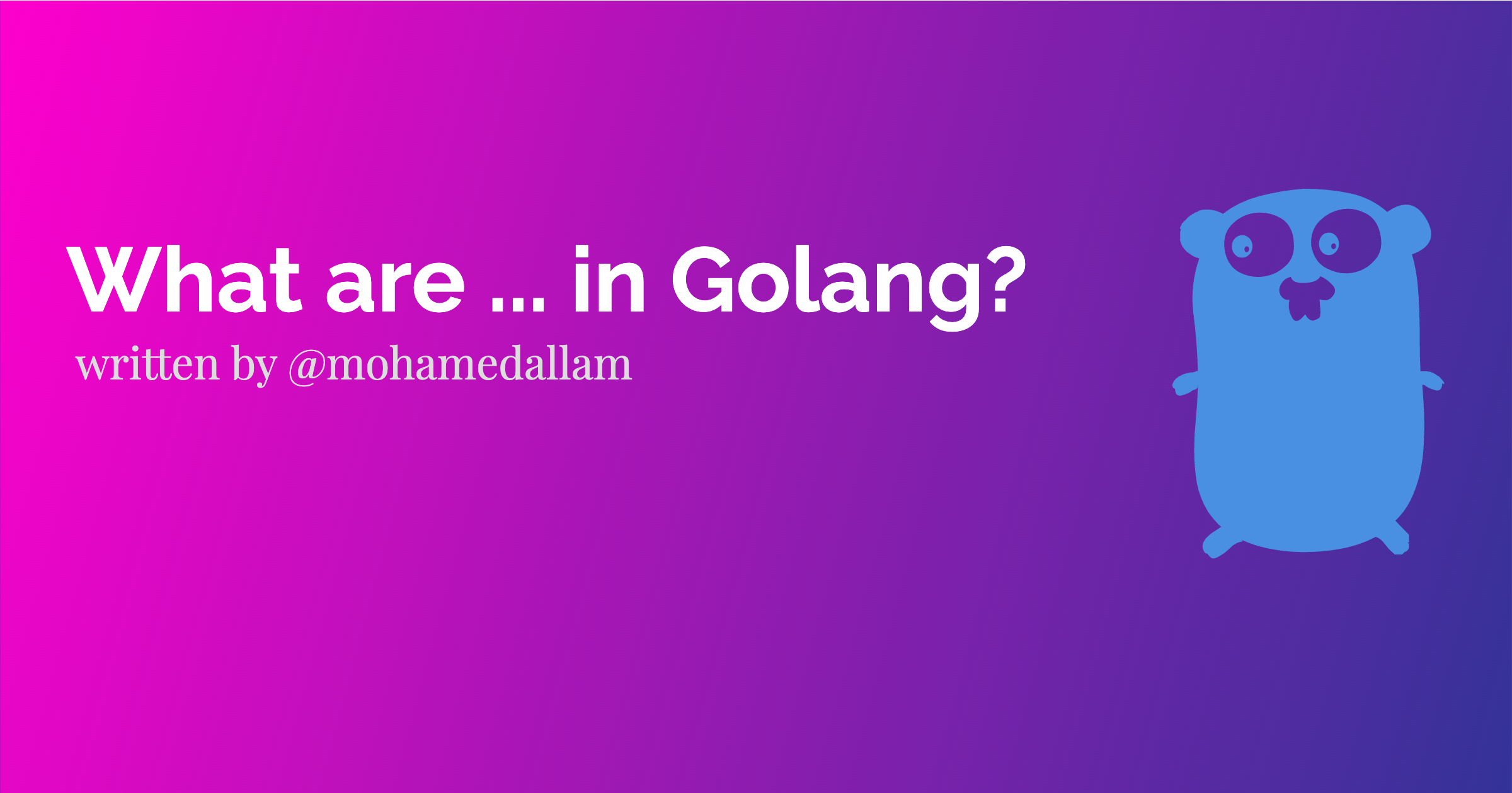 What is .. in golang? Golang variadic functions