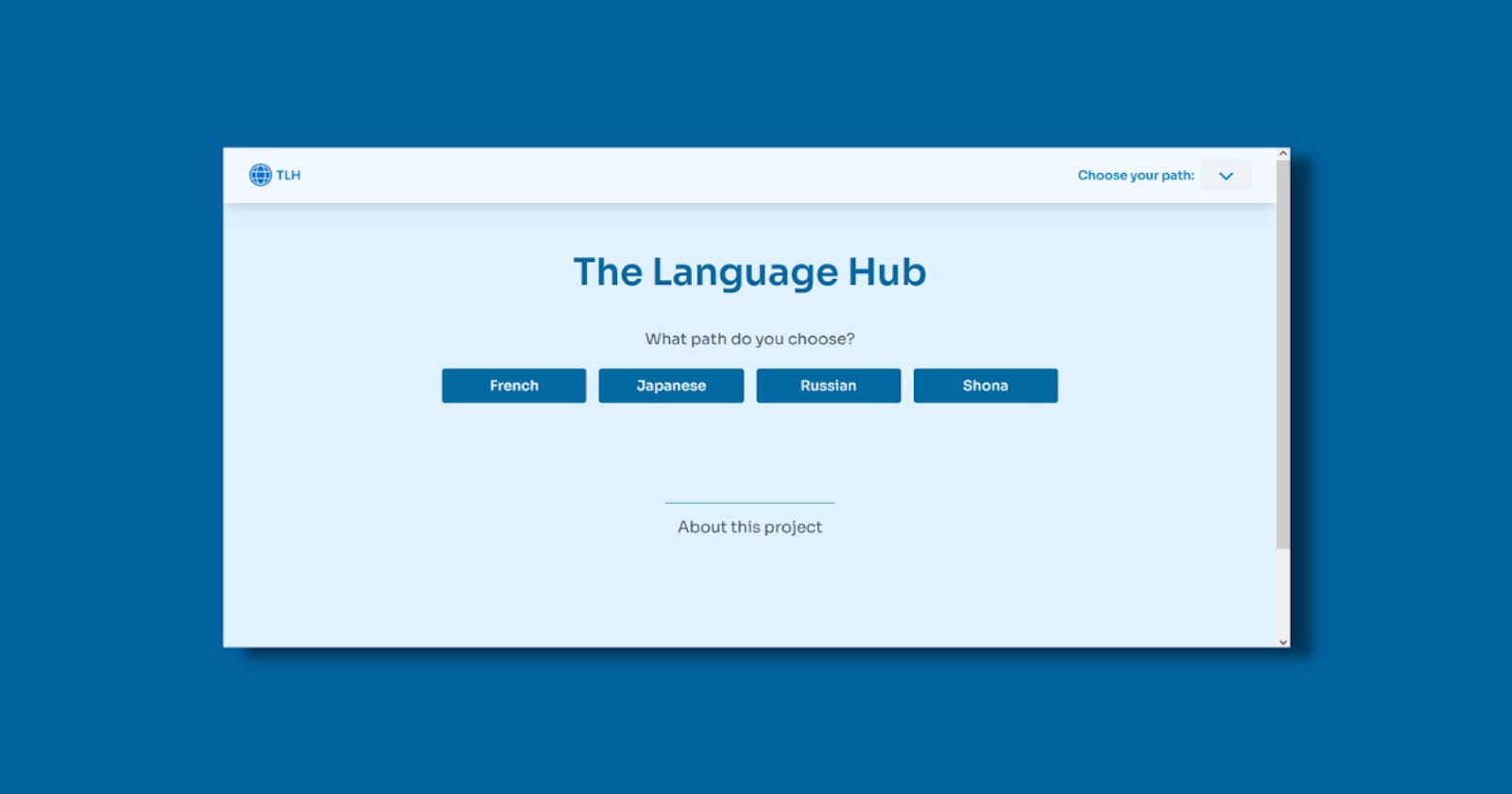 The Language Hub - Netlify x Hashnode Hackathon Submission