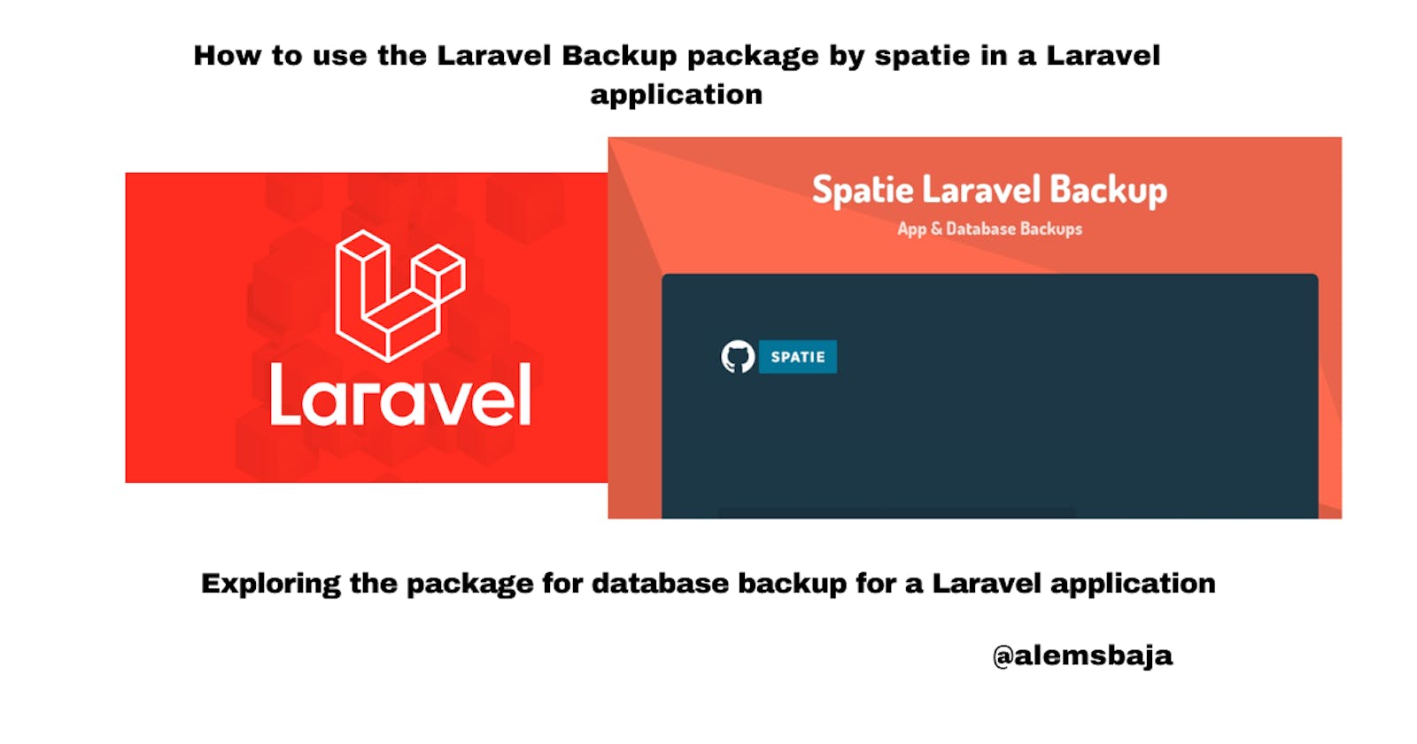 How to use the Laravel Backup package by spatie in a Laravel application