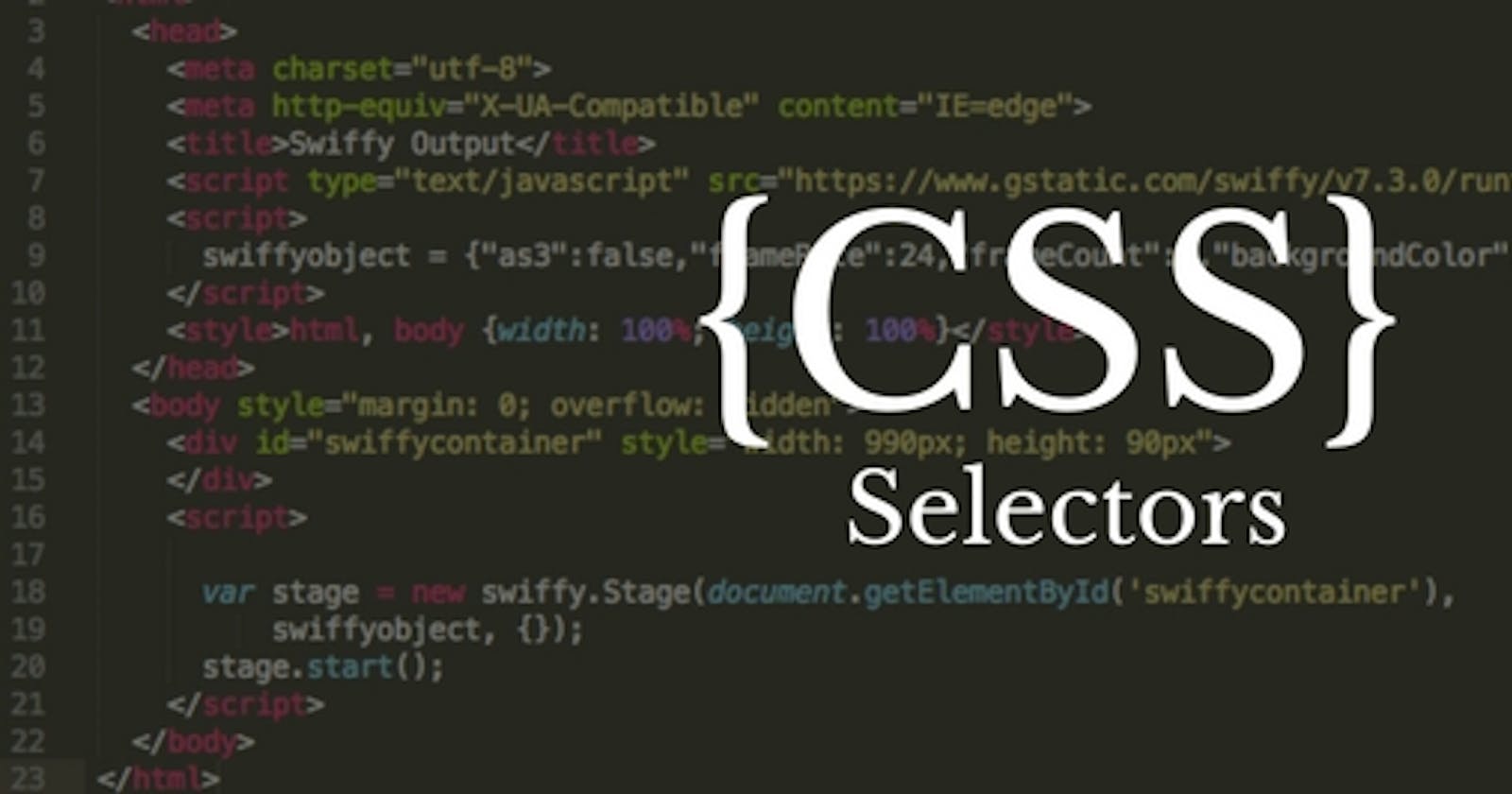 Getting started with CSS selectors