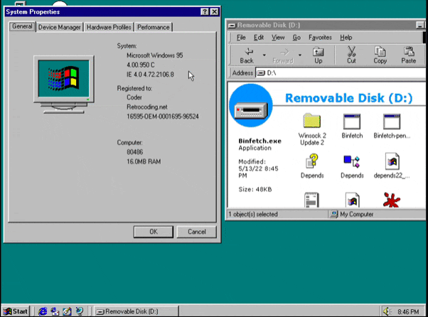 Windows 95 with Watcom