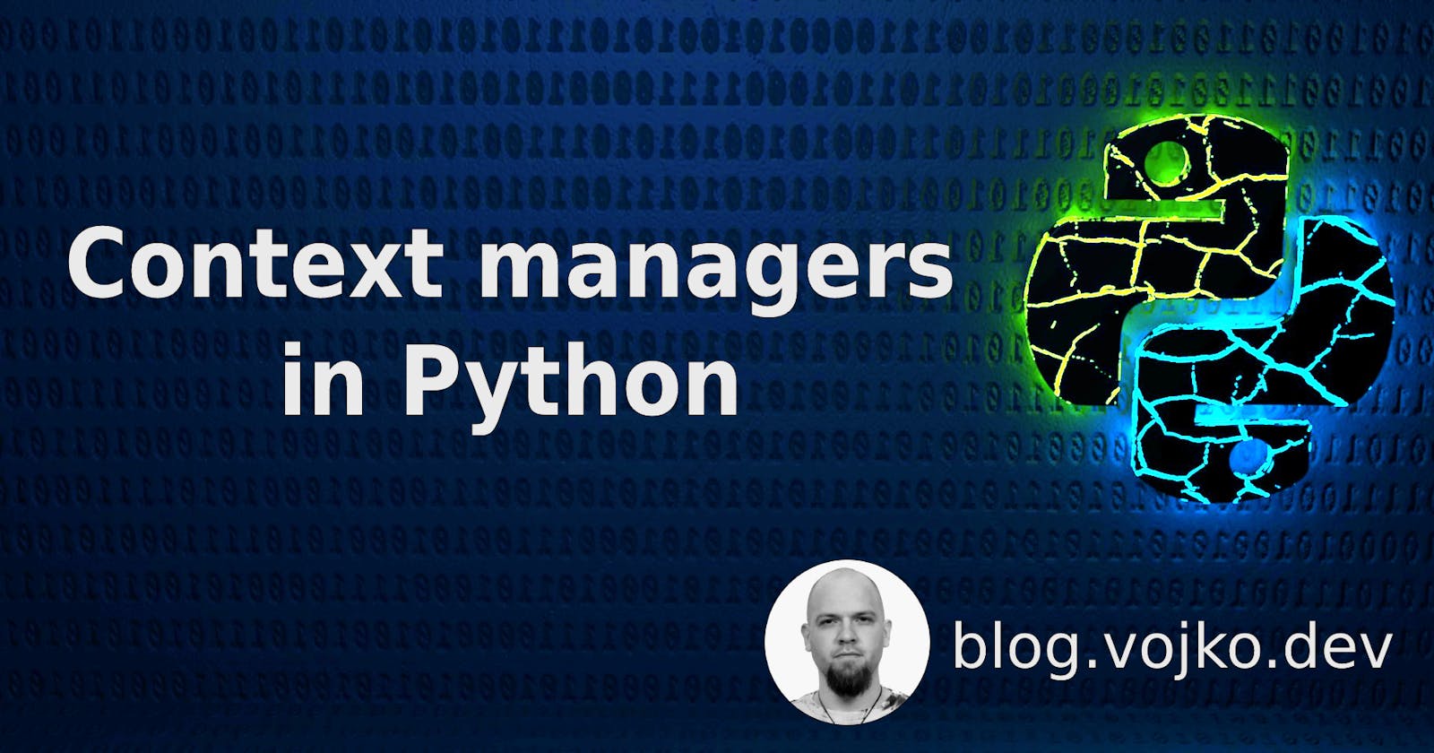 Using context managers in Python