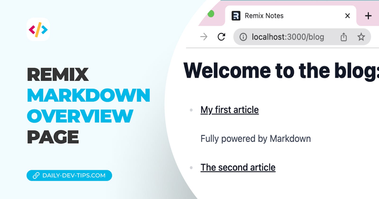 Remix Markdown overview page