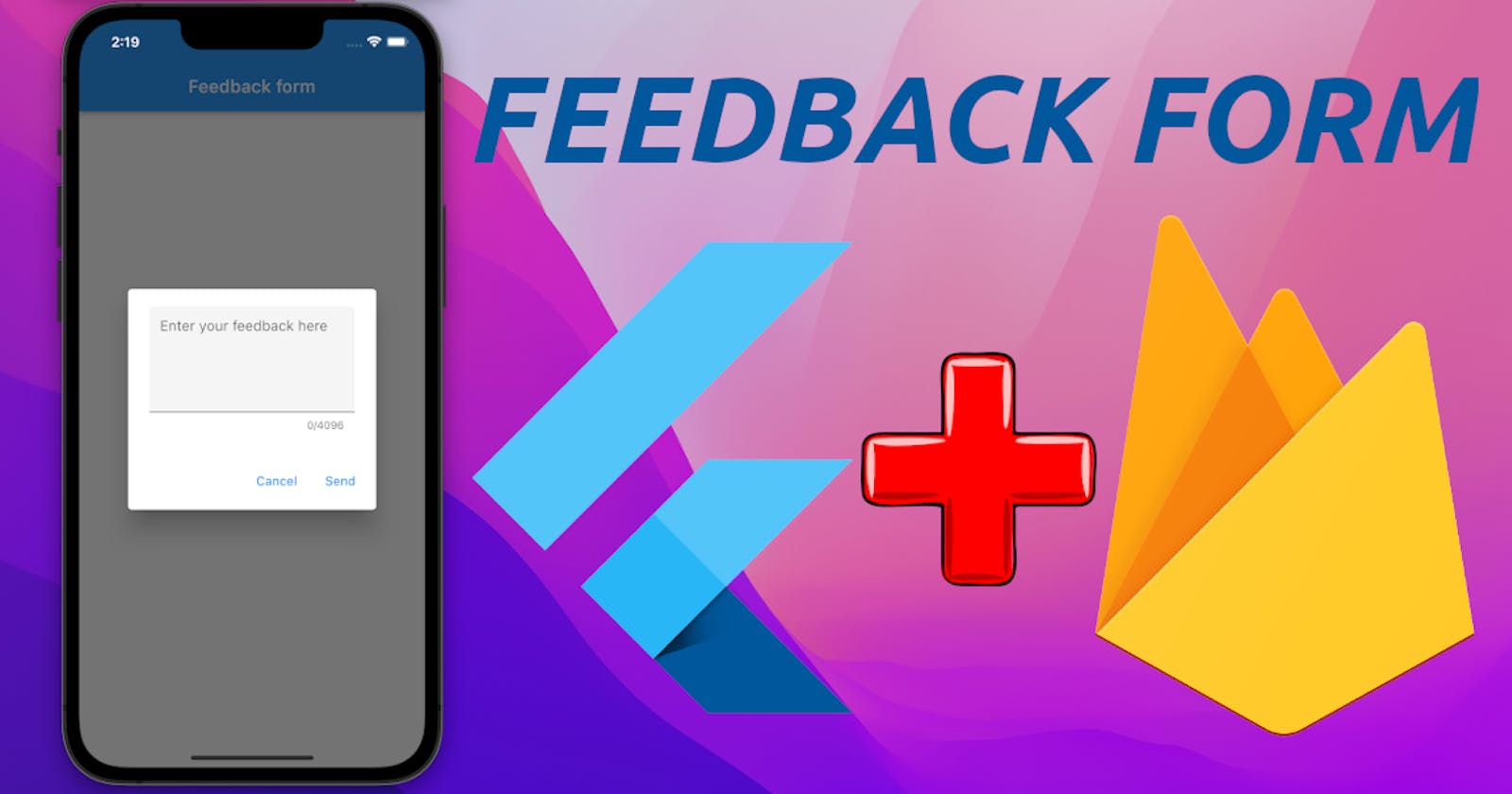 Create a feedback form with Flutter and Firebase