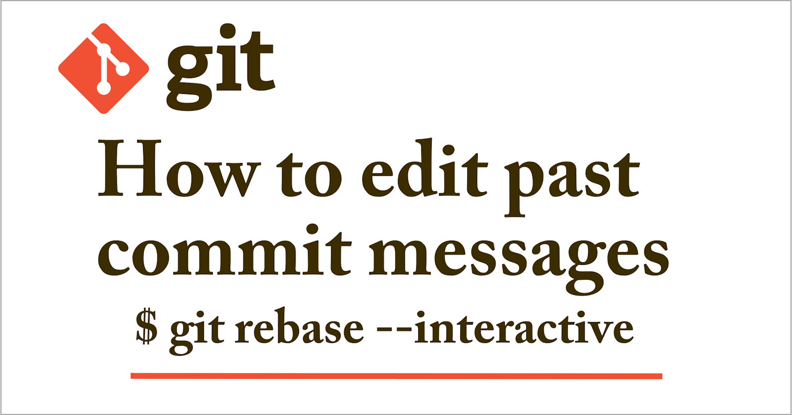 How to edit past commit messages, not only previous one.