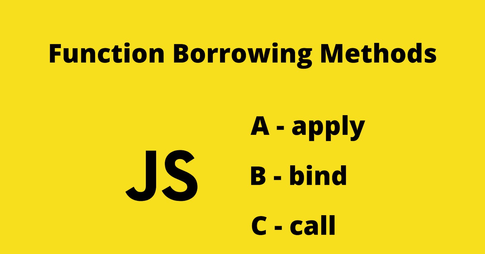 Function Borrowing Methods in JavaScript