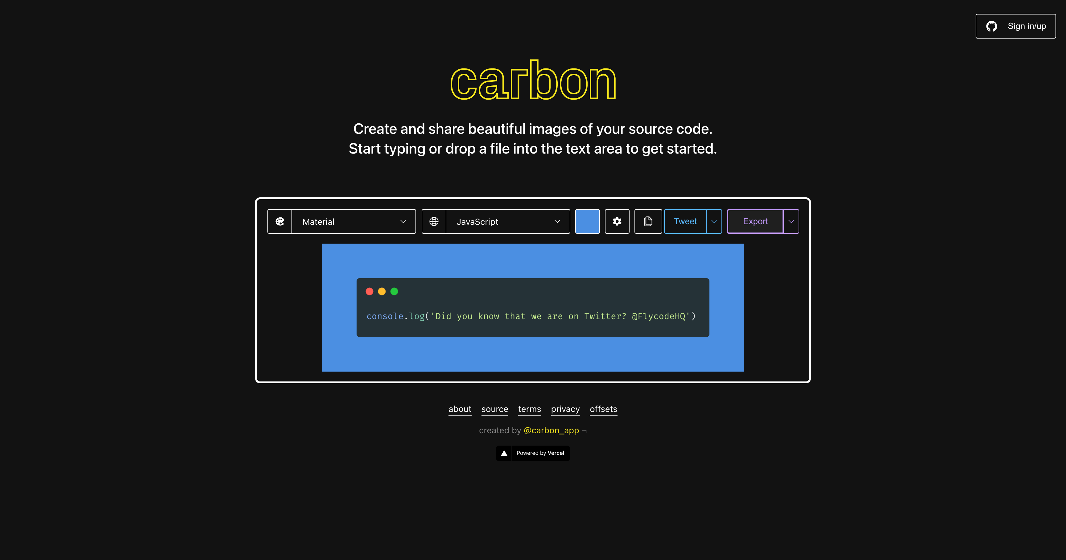 Carbon editor overview
