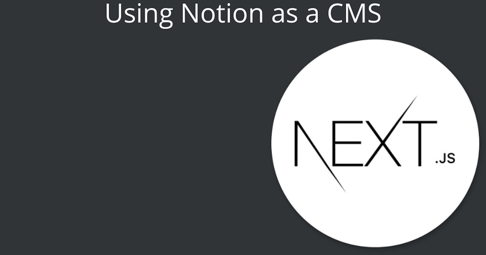 NotionAPI and Next JS