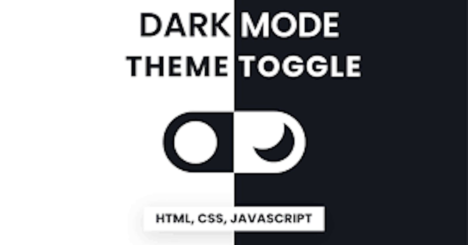 JavaScript Theme Toggle