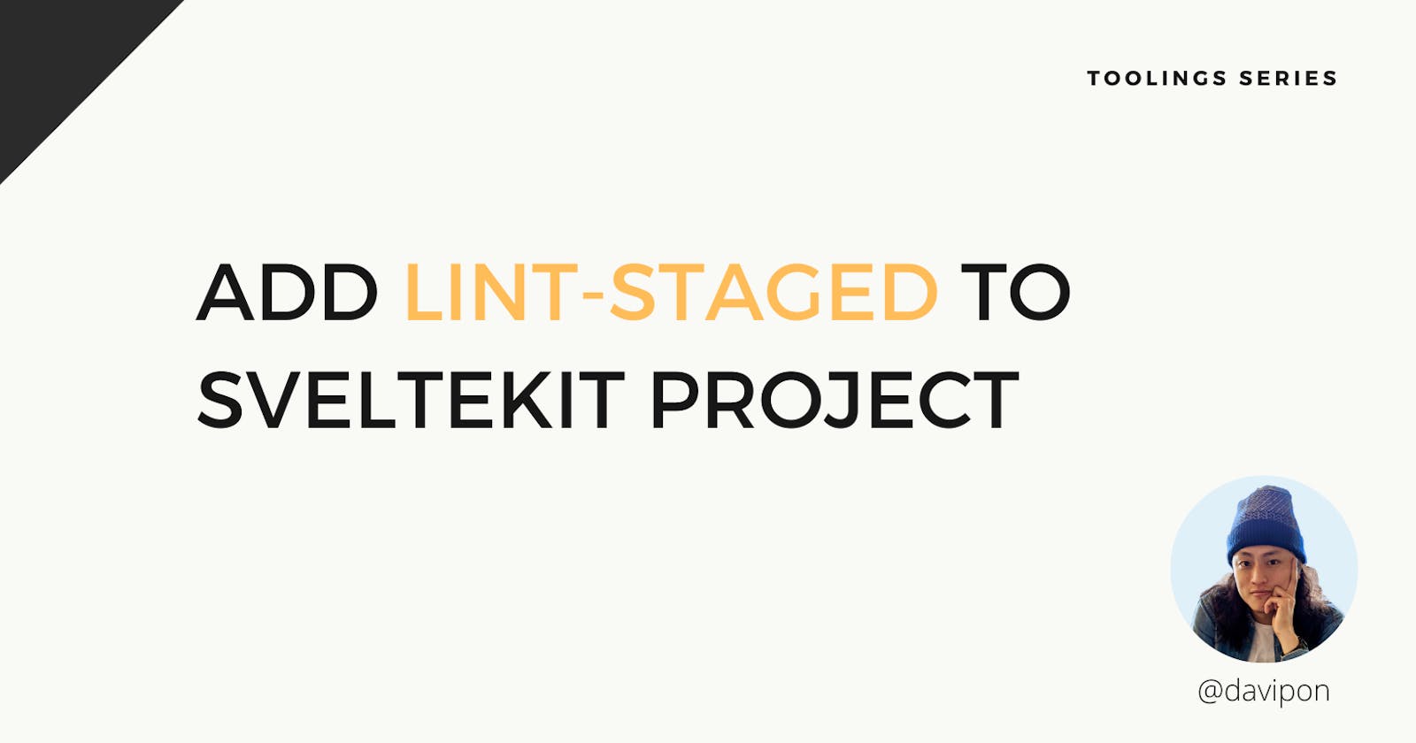 Add lint-staged To SvelteKit Project