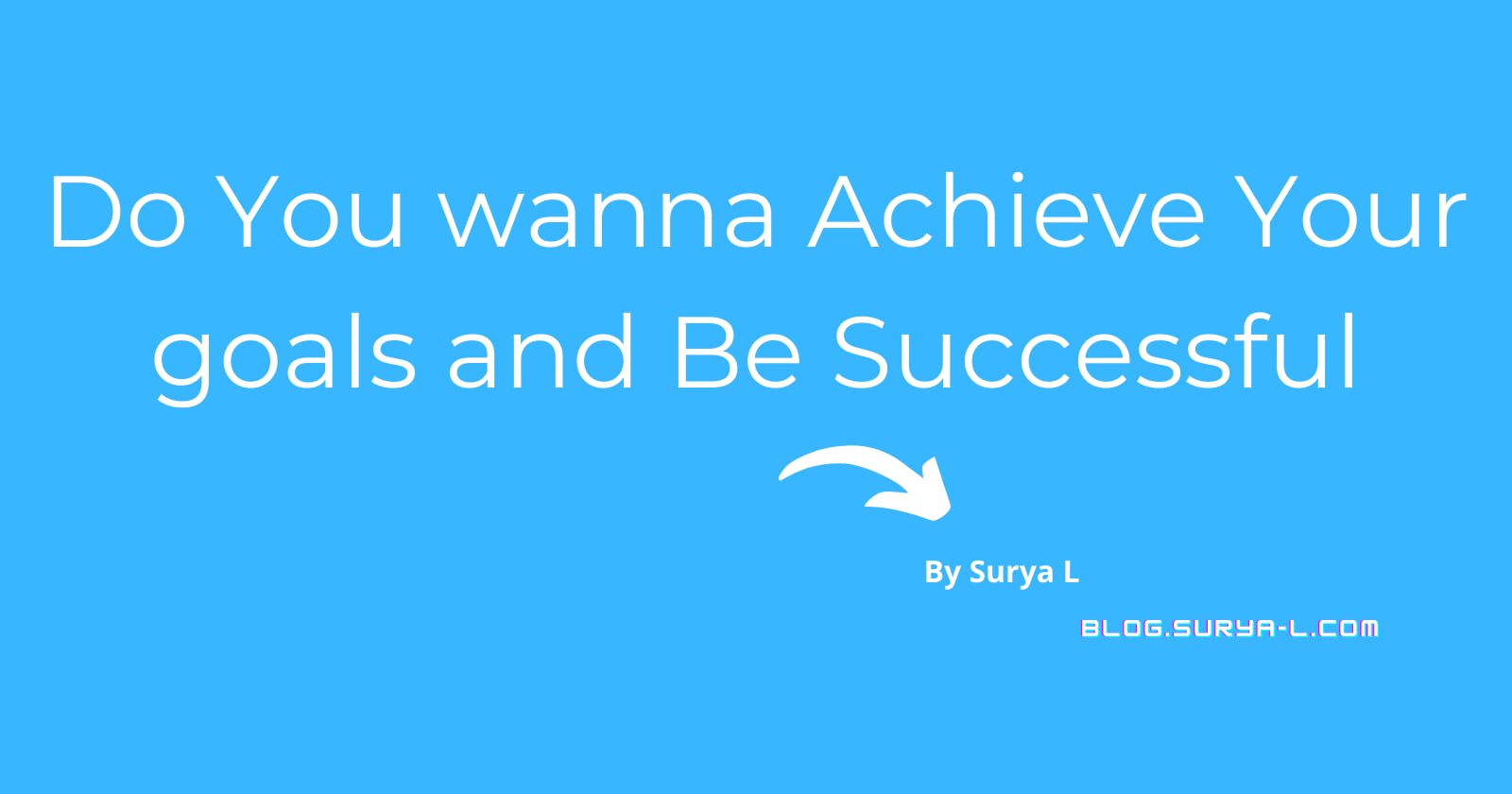 How can you focus on your goals to achieve success?