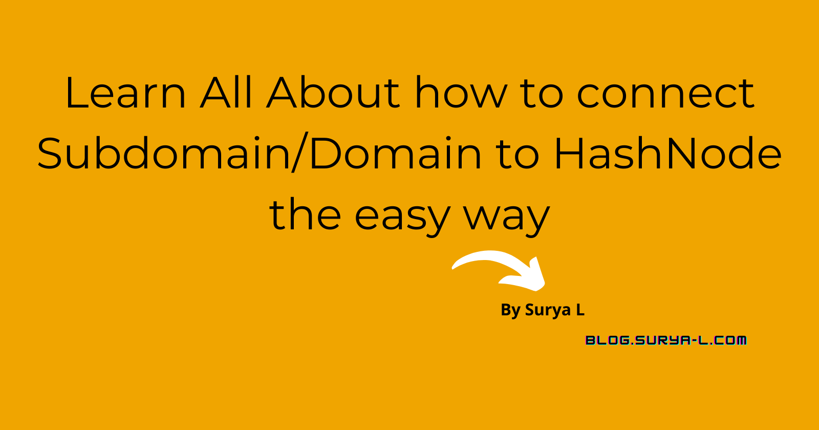 How to connect your custom sub domain/Domain to Hashnode
Ex: blog.yourdomain.com/www.yourdomain.com