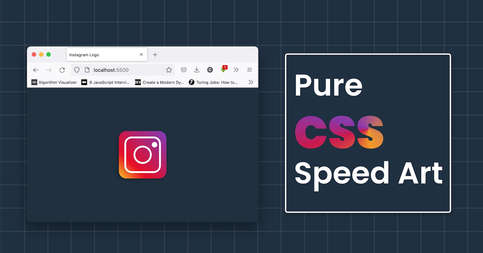 CSS Art: Instagram Logo with pure CSS