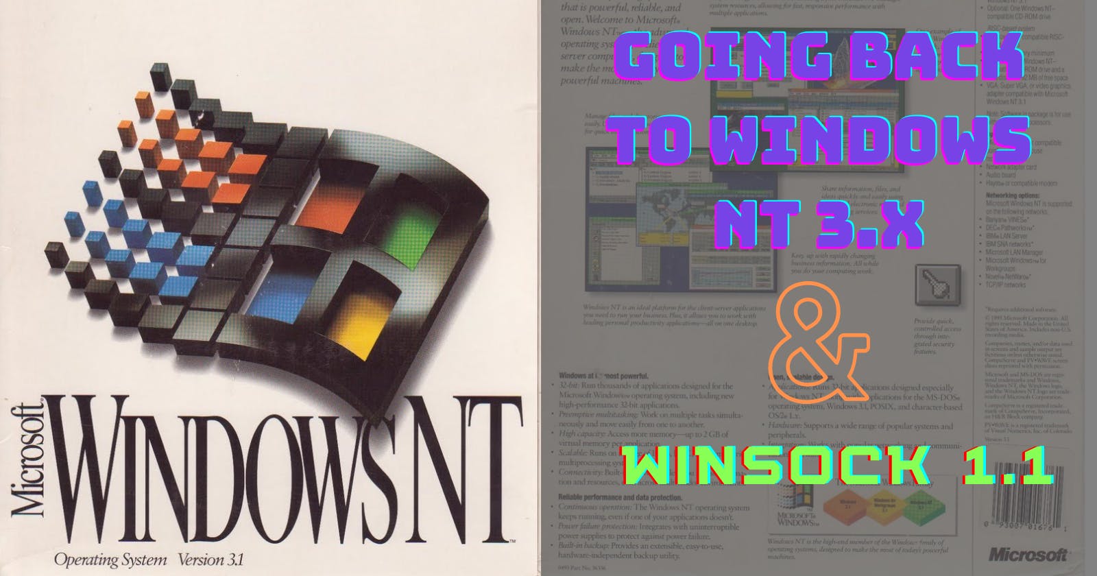 Secure Oldies V: Windows 3.x and Winsock 1.1