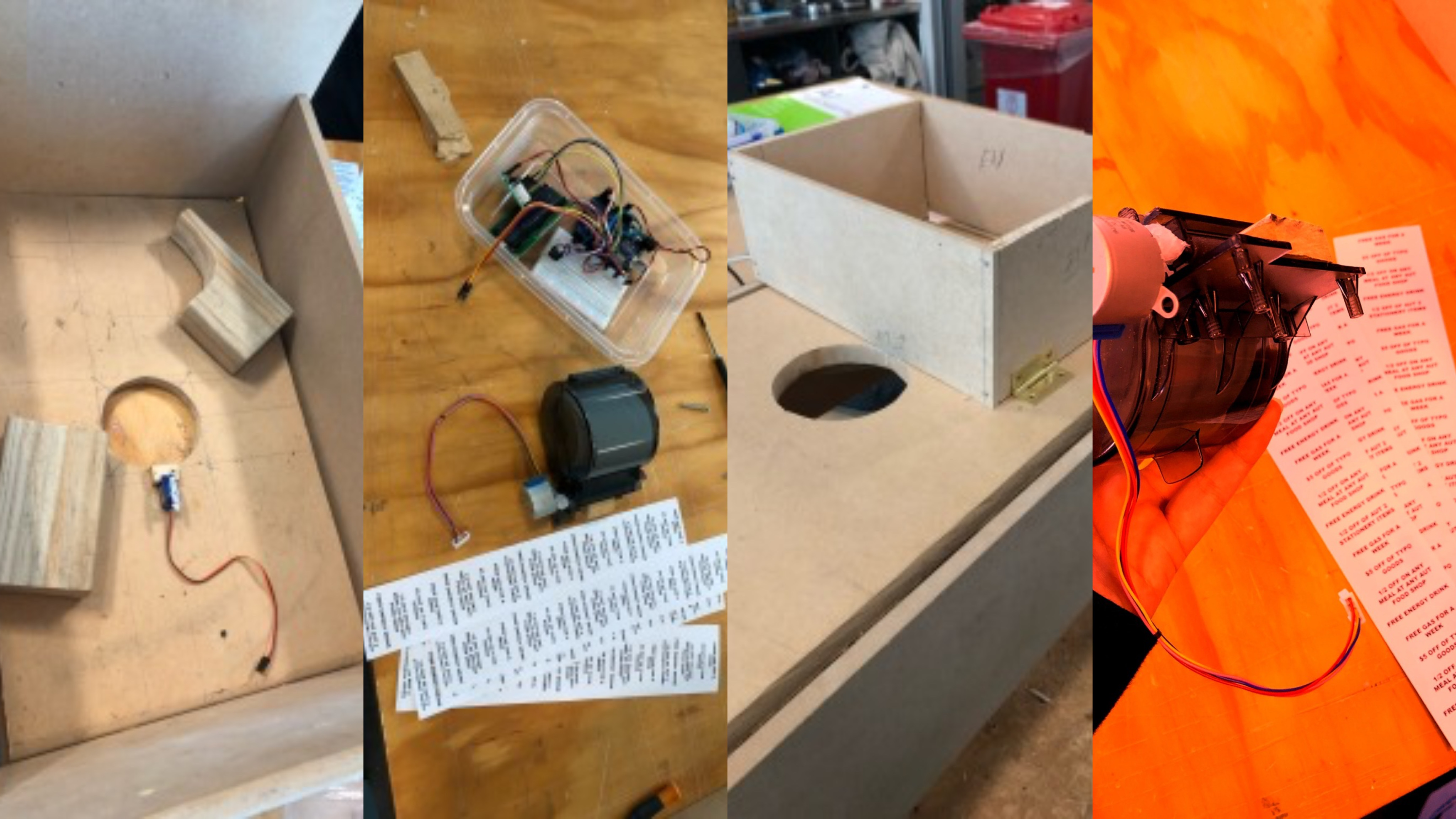 Working on the final structure of the box