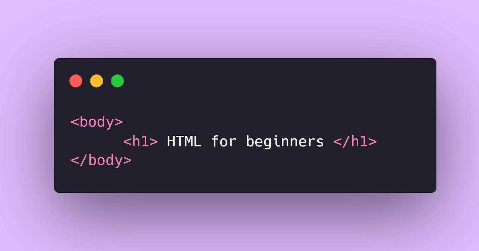 HTML for Beginners