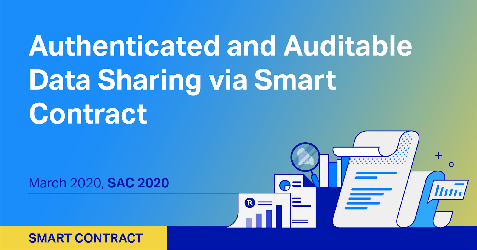 Authenticated and Auditable Data Sharing via Smart Contract
