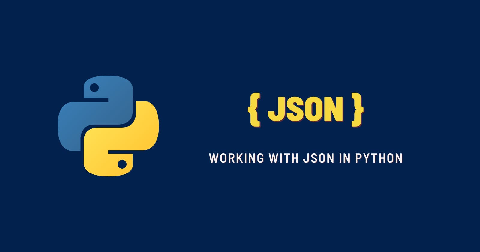 Working with JSON data in Python