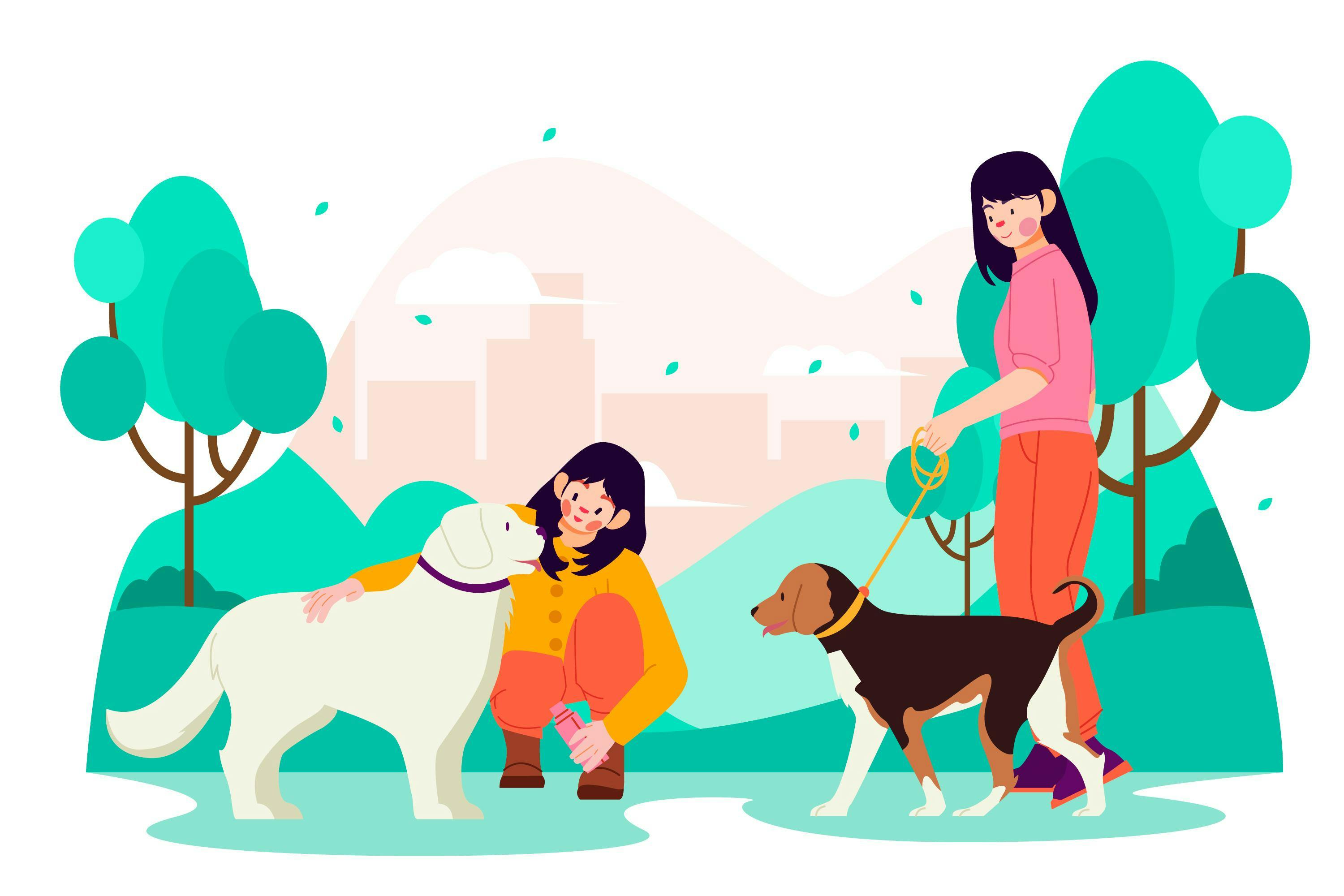 Flat people with pets